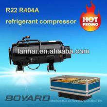R404a horizontal 220V 60Hz refrigeración compresor para congelador